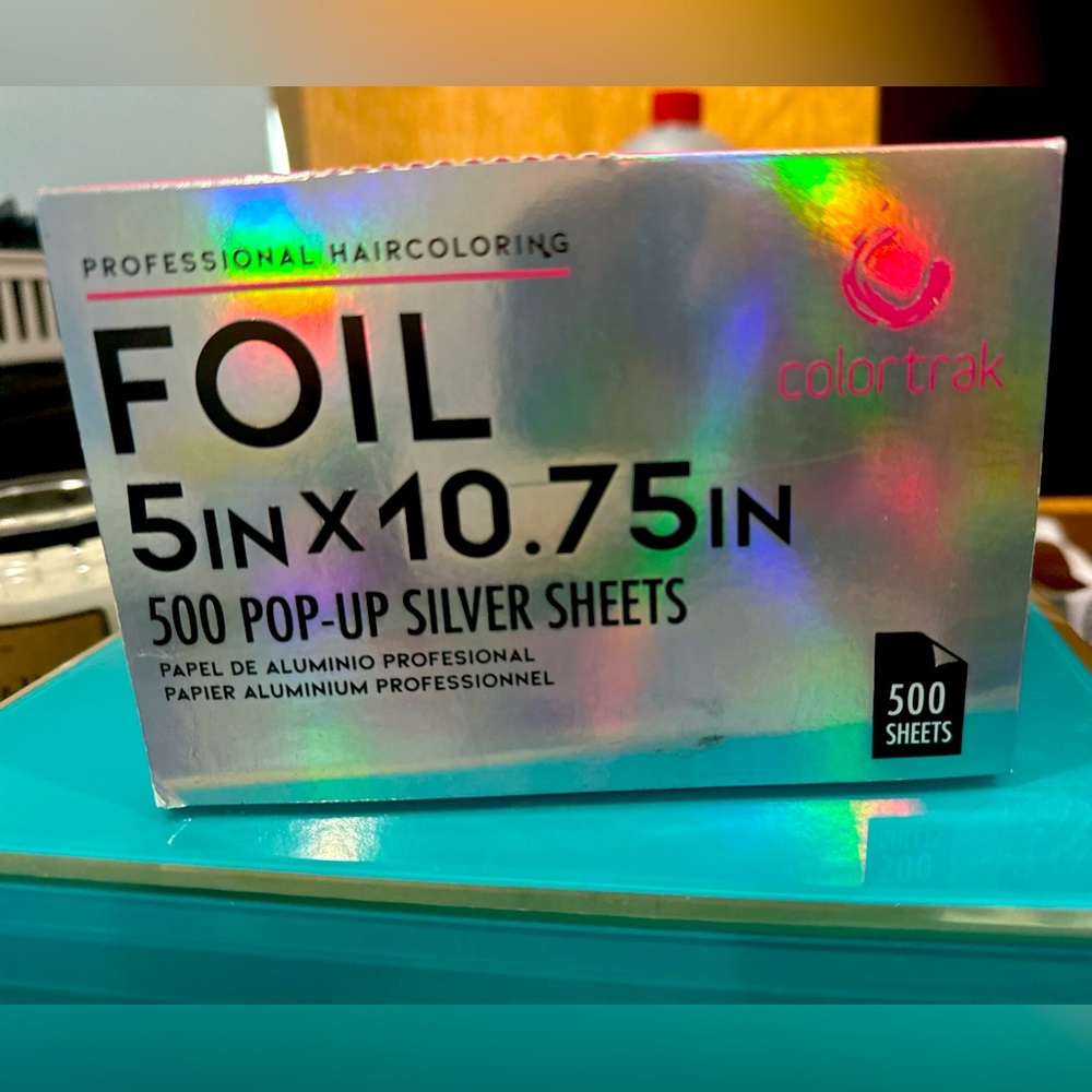 Hair foils used once